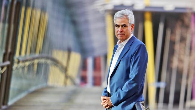 New York University Professor Jonathan Haidt, who is on a speaking tour in Australia, believes current trends indicate democracy is likely to fail. Picture: Aaron Francis