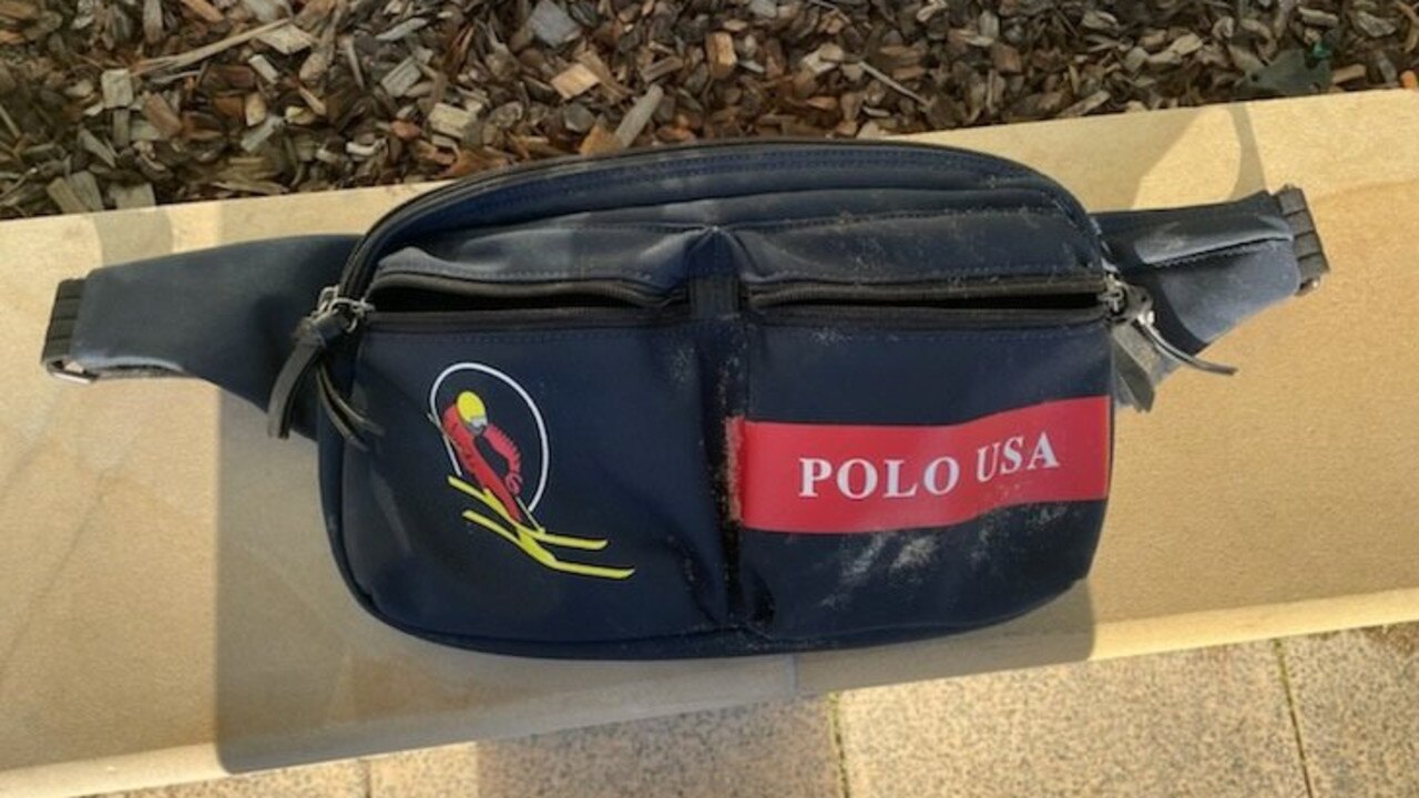 Police divers found a bumbag believed to have belonged to Nate Preston. Picture: QPS