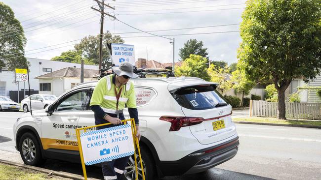 Warning letters will be sent to drivers along two major NSW highways before penalties apply. Picture: NewsWire/ Monique Harmer