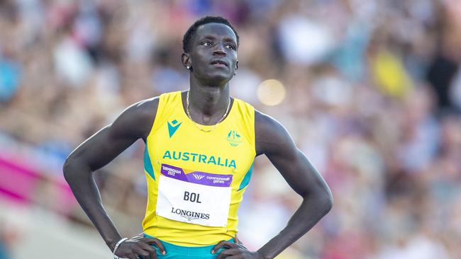 Peter Bol, pictured during the 2022 Commonwealth Games in Birmingham, has qualified for this year’s World Athletics Championships. Picture: Tim Clayton/Corbis via Getty Images