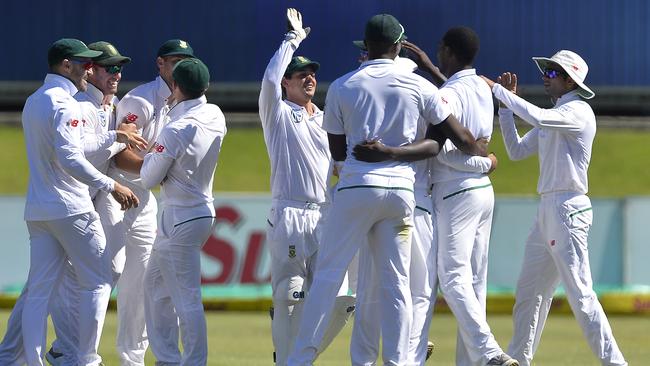 Kagiso Rabada is the centre of attention after his match-winning turn.