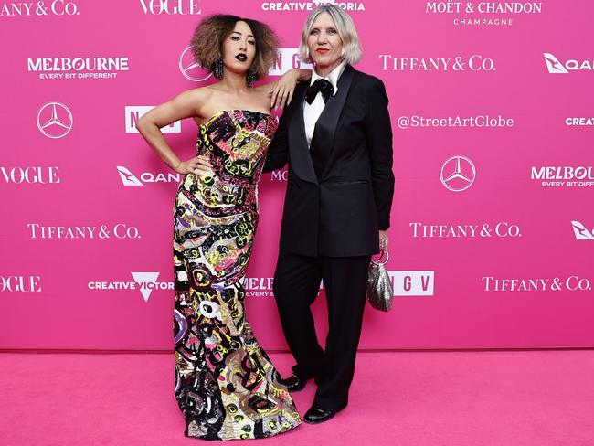 Melissa Leong and Freda Rossidis. Picture: Sam Tabone/Getty Images for NGV