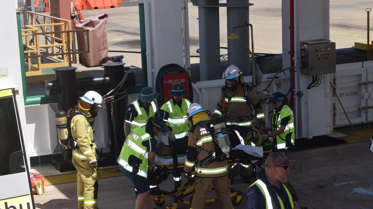 PHOTOS: Emergency services respond to training exercise | The Courier Mail