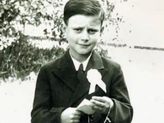 Sam Tarascio dressed for his first Holy Communion in Werribee. Picture: Supplied