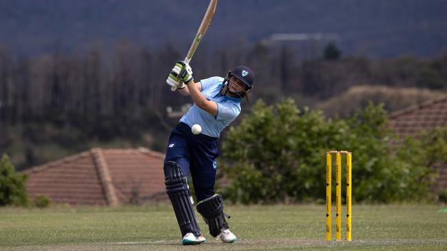 Callee Black was the best with the bat against PNG. Picture: Cricket Australia