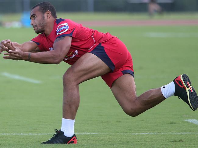 Reds training at Barlow Park ahead of their trial match against on Saturday. Will Genia. Picture: Stewart McLean