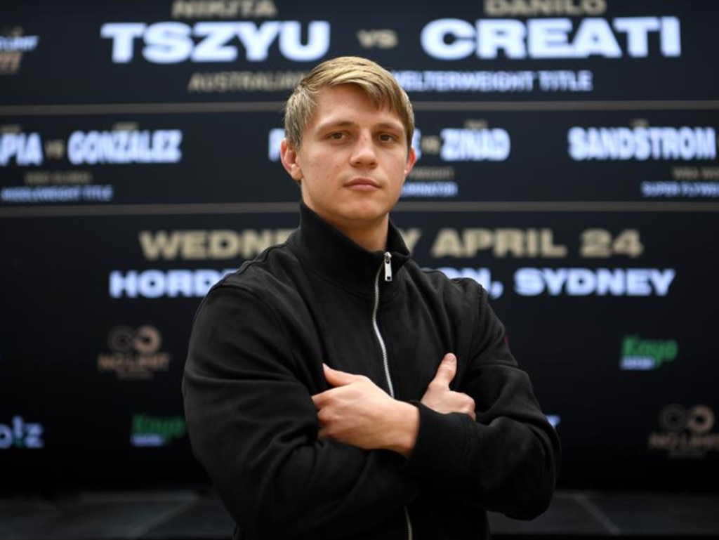 Nikita Tszyu vs Danilo Creati press conference. Picture: No Limit Boxing