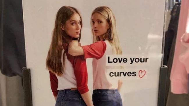 Zara love store your curves jeans