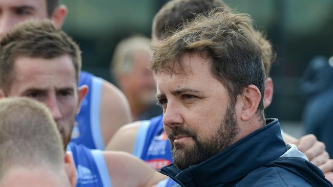 Sacred Heart Old Collegians coach Steve Kay has his side humming. Picture: AAP/Brenton Edwards