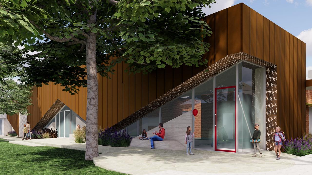 An artist’s impression of the Unley Cultural Hub. Picture: GGArchitects