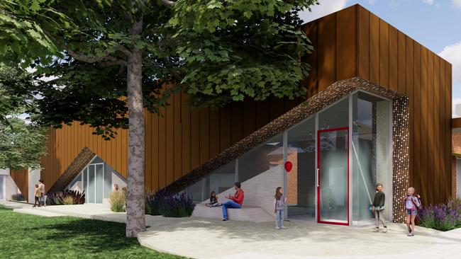 An artist’s impression of the Unley Cultural Hub. Picture: GGArchitects