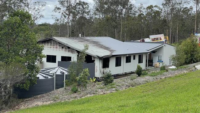 A QFES spokeswoman said about 75 per cent of the house was destroyed in the blaze on Saturday, November 25, 2023.