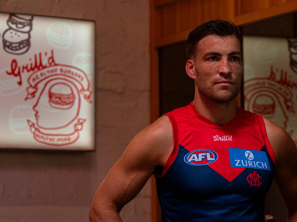 Jack Viney says the Dees have rediscovered a bond. Picture: Melbourne FC.,