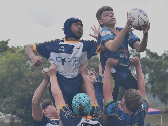 Queensland Country Rugby Championships, under-13 boys, Far North Queensland versus Sunshine Coast, in Rockhampton, on June 29, 2024.
