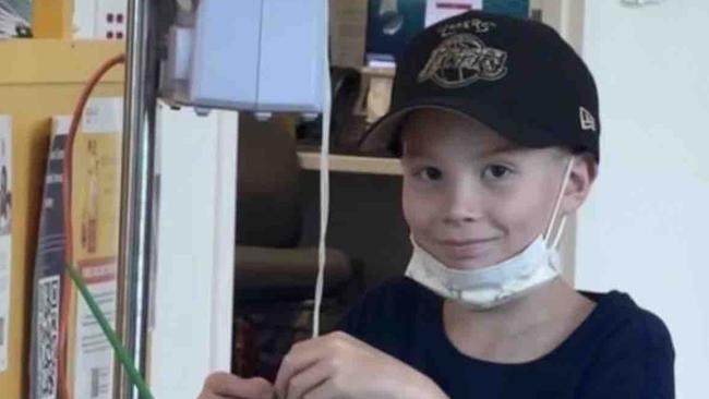 The family of 11-year-old Sunbury boy, Chase Morgan who was diagnosed with stage 4 cancer over the summer holidays has been overwhelmed by the support of family and community who have raised funds to cover medical expenses and hopefully an overseas holiday. Picture: Supplied