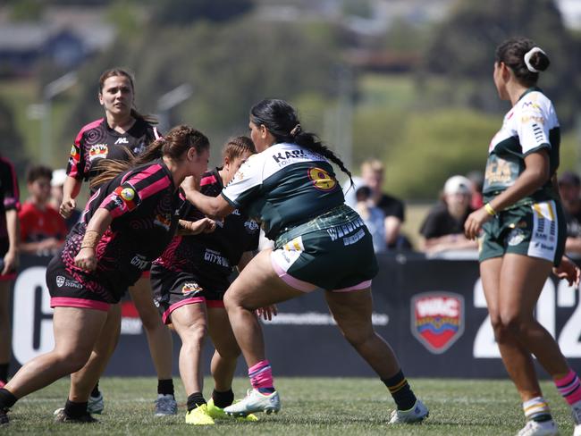 Koori Knockout - Day 4 Womens GF Redfern All Blacks v Bourke Warriors Monday, 7 October 2024 Hereford St, Bathurst NSW 2795, Australia, Picture Warren Gannon Photography