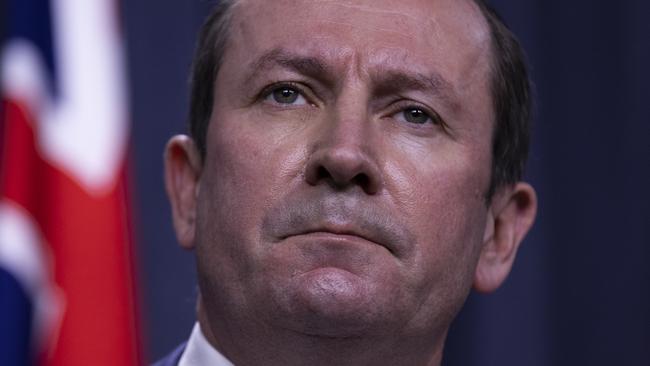 WA Premier Mark McGowan should not be rewarded with an AFL grand final, when he takes pot shots at Melbourne at every opportunity. Picture: Matt Jelonek