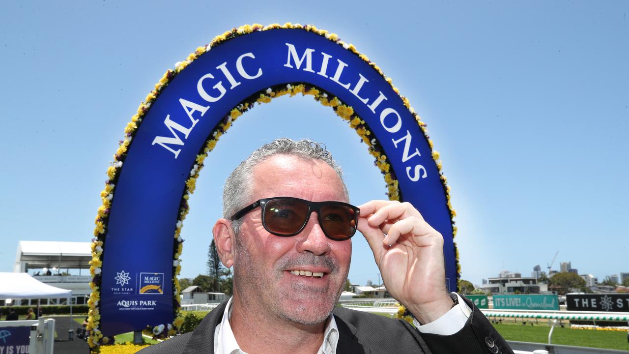 Racing Qld CEO Brendan Parnell welcomes the blue skies. Picture Glenn Hampson