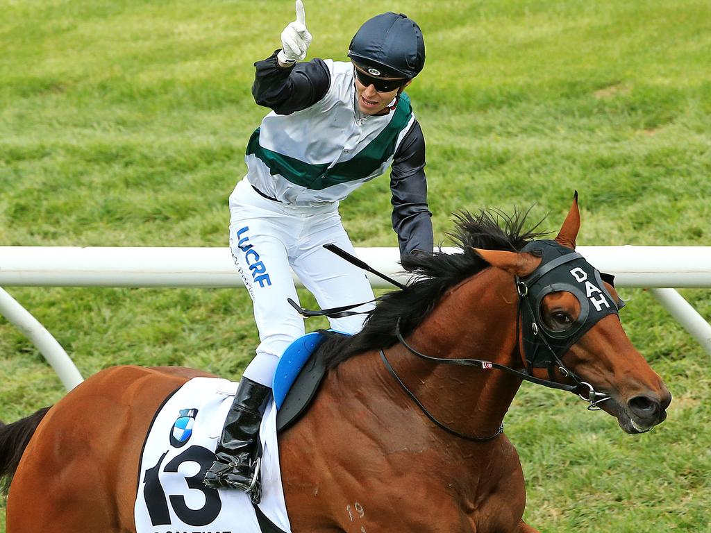 Caulfield Cup: Boom Time (Cory Parish). Picture: Mark Stewart