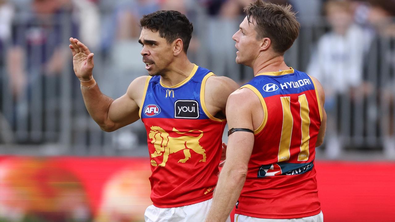 Charlie Cameron booted two crucial second-half goals. (Photo by Will Russell/AFL Photos via Getty Images)