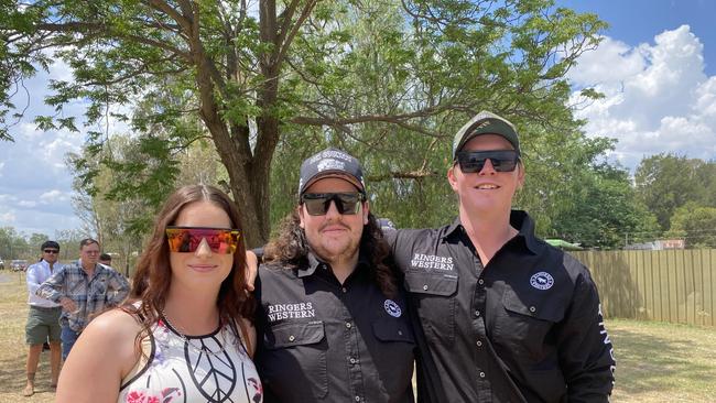 Punters dressed in their finest black and white for Derby Day celebrations in Dubbo. Photo: Tijana Birdjan