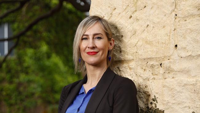 DAILY TELEGRAPH 27TH SEPTEMBER 2022Pictured at the offices of Full Stop Australia in Sydney is CEO Hayley Foster.Full Stop Australia is a an important foundation working as an advocate for sexual violence and assault victims.Picture: Richard Dobson