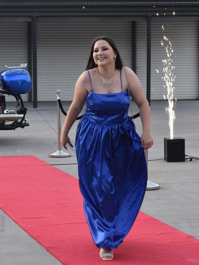 Alycia Cowan at the 2021 Bundamba State Secondary College year 12 formal, Ipswich Turf Club 17th of November 2021. Picture: Jessica Baker