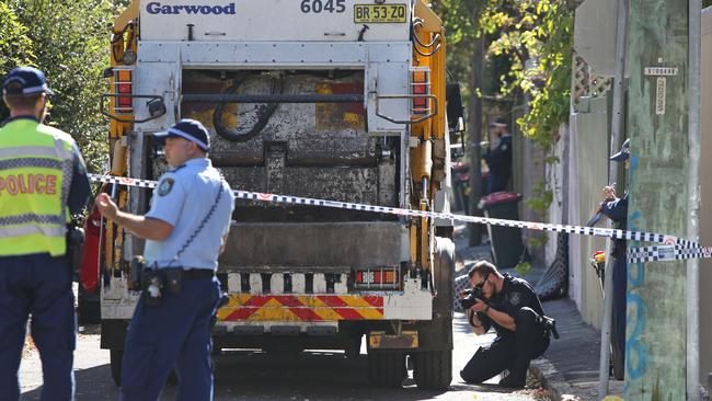 Mathew Hayne was run over while sleeping on a thin foam mattress in the street. Picture: Richard Dobson