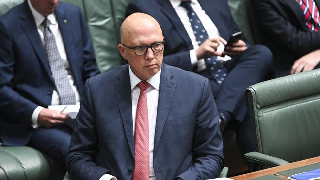 The Prime Minister needs to get his new package approved by returning to parliament, but he must secure the support of the Liberals and Peter Dutton (pictured) or rely on a coalition of the Greens and the crossbench. Picture: NCA NewsWire / Martin Ollman