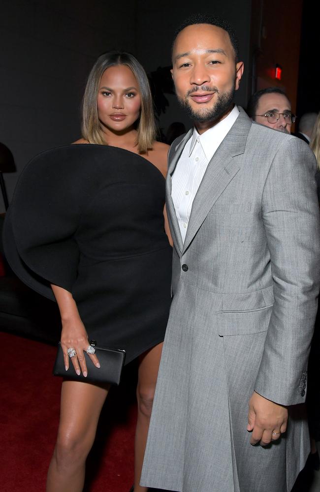 Chrissy Teigen and John Legend also partied at Sony. Picture: Getty Images