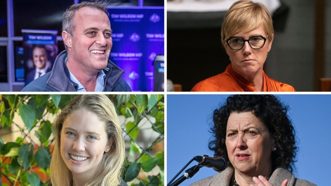 Liberals Tim Wilson and Amelia Hamer will contest Goldstein and Kooyong for the Liberals at the next federal election, seats held by Monique Ryan and Zoe Daniel.