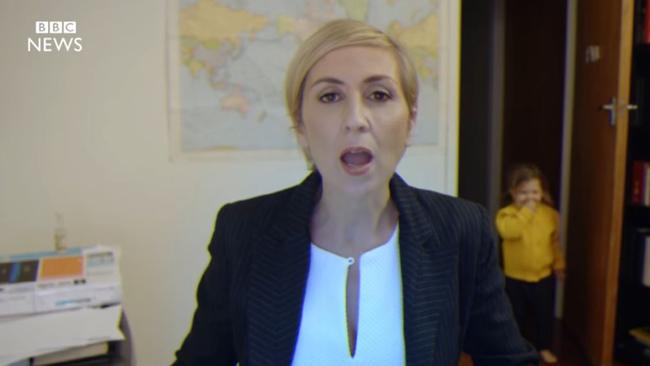 A Kiwi spoof of the hilarious BBC interview has gone viral.