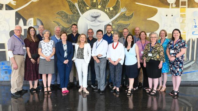 The Australian public health delegation in Israel. Picture: Weizmann Institute of Science