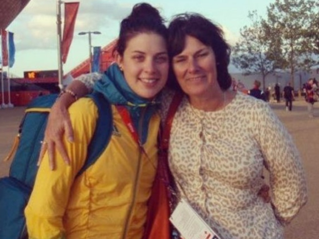 Melissa Hoskins with her mother Amanda. Picture: Supplied