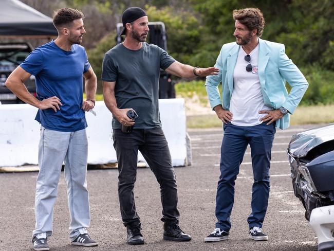 Jonathan LaPaglia, Beau Ryan and Blair Joscelyne are united by their love of cars on the rebooted Top Gear Australia.