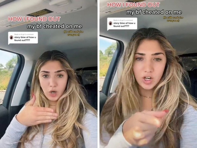 Woman reveals the signs her boyfriend was cheating on her. Picture: TikTok/keepinupwkenz.