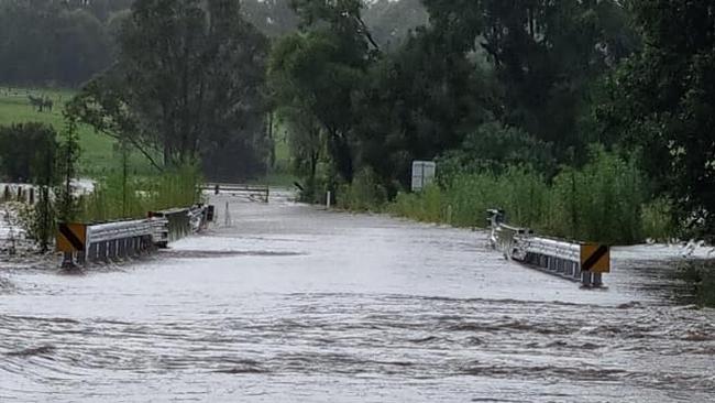 Rising river levels. Picture: Facebook