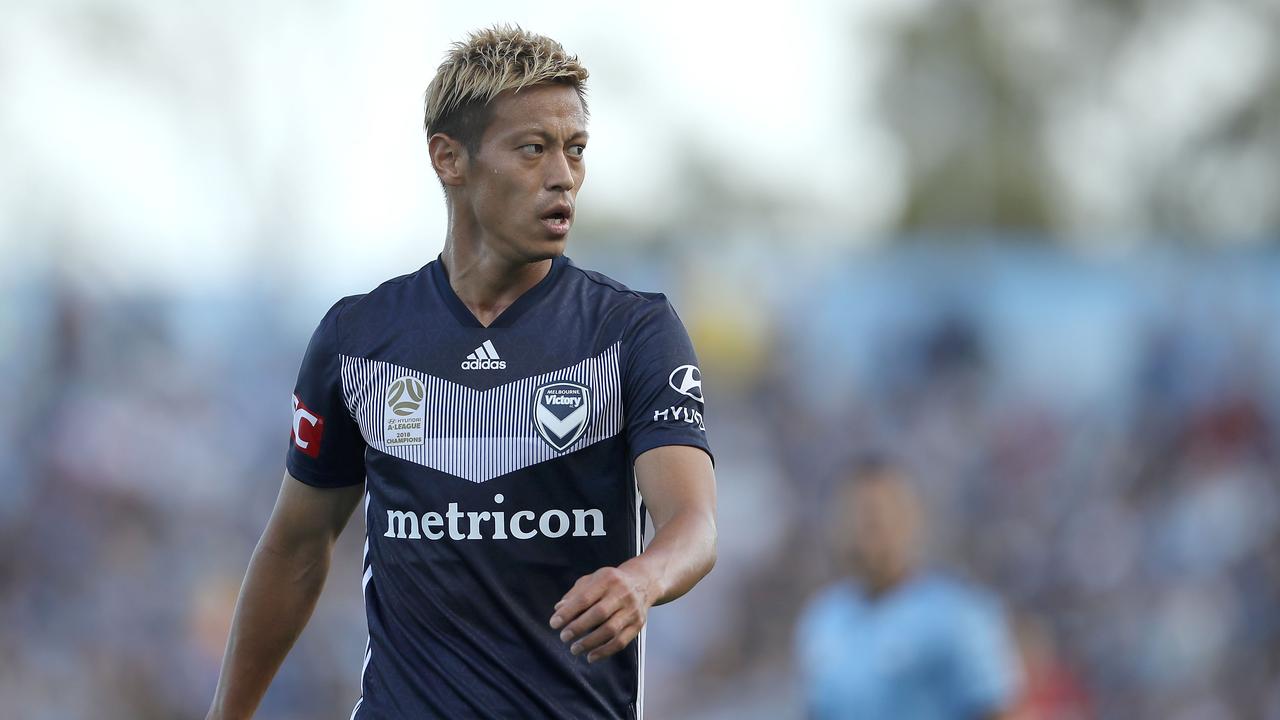 Keisuke Honda of the Victory is now a joint leader on the Alex Tobin Medal leaderboard
