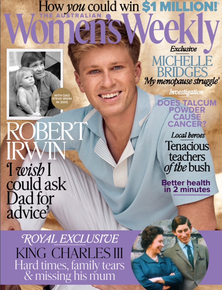 Robert Irwin on the new Australian Women's Weekly.