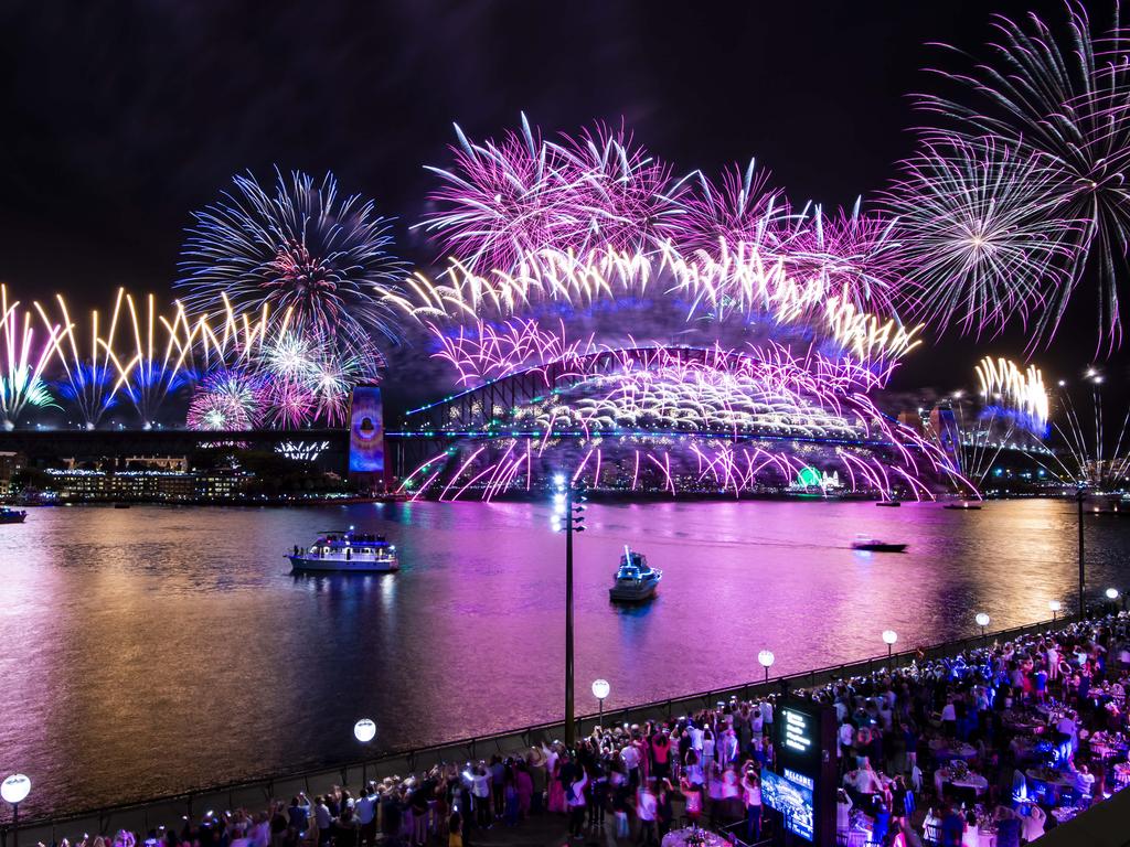 Sydneysiders are set to be out in droves to catch a glimpse of the iconic New Year’s Eve fireworks display. Picture: NewsWire / Monique Harmer