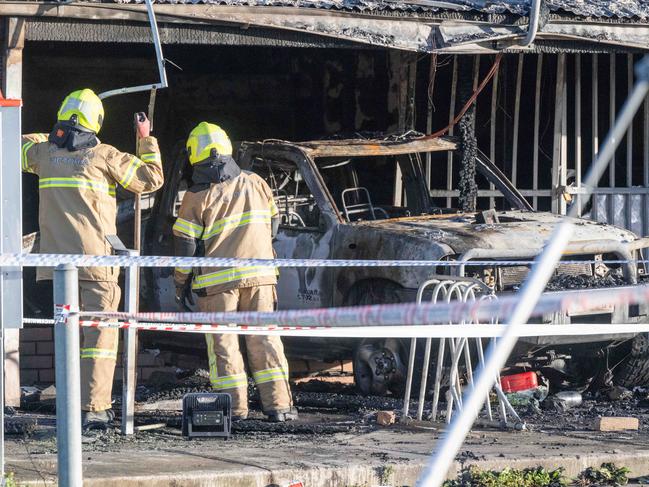 Eight smoke shops have been torched within less than a week. Picture: Tony Gough