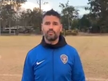 New Surfers Paradise Gold Coast Premier League coach Damien Barker, formerly with Broadbeach United.