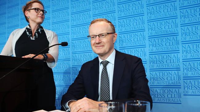 “We’re not cutting rates because the economy’s getting worse, we cut rates and we’ll probably cut them again because we want the economy to be better,’’ RBA governor Philip Lowe said. Picture: Hollie Adams/The Australian