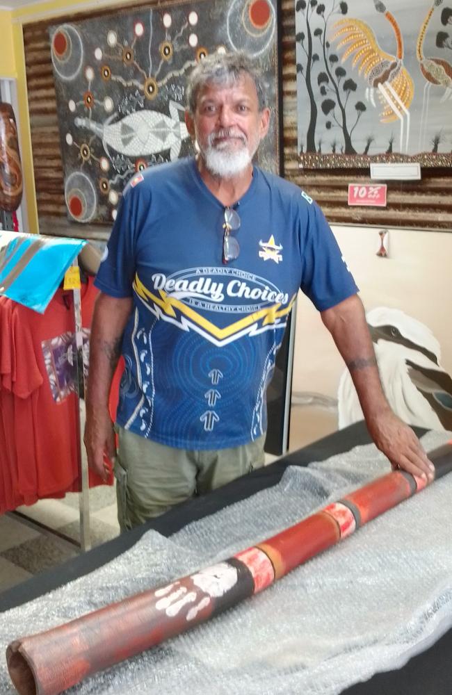 Peter Santo of Nunkeri Place is passionate about promoting First Nations arts and crafts. Picture: Facebook