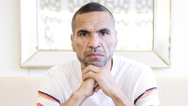 Boxer Anthony Mundine poses for a photograph after his losing bout against Jeff Horn. Picture: Sarah Marshall/AAP