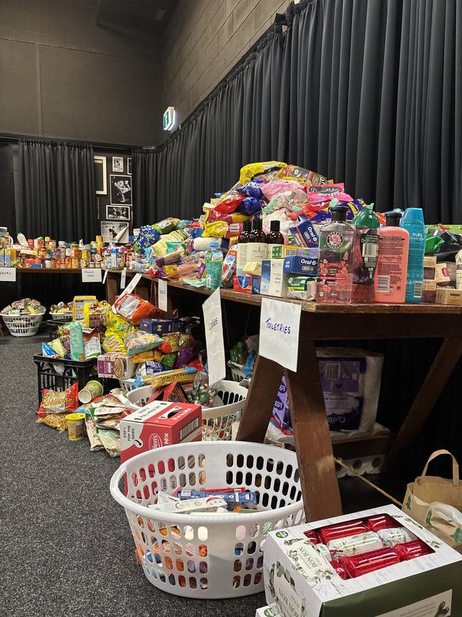 St Vincent de Paul Society NT's annual hamper project.