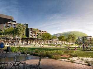 VIEW: An artist's impression of Sekisui House's proposal looking towards Mount Coolum. Picture: Sekisui House