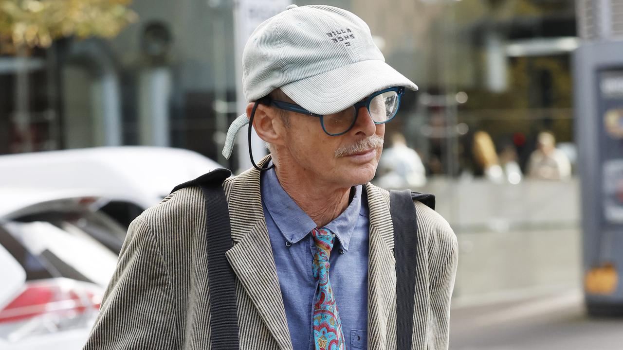 Yahoo Serious outside the tribunal on Wednesday. Picture: Richard Dobson