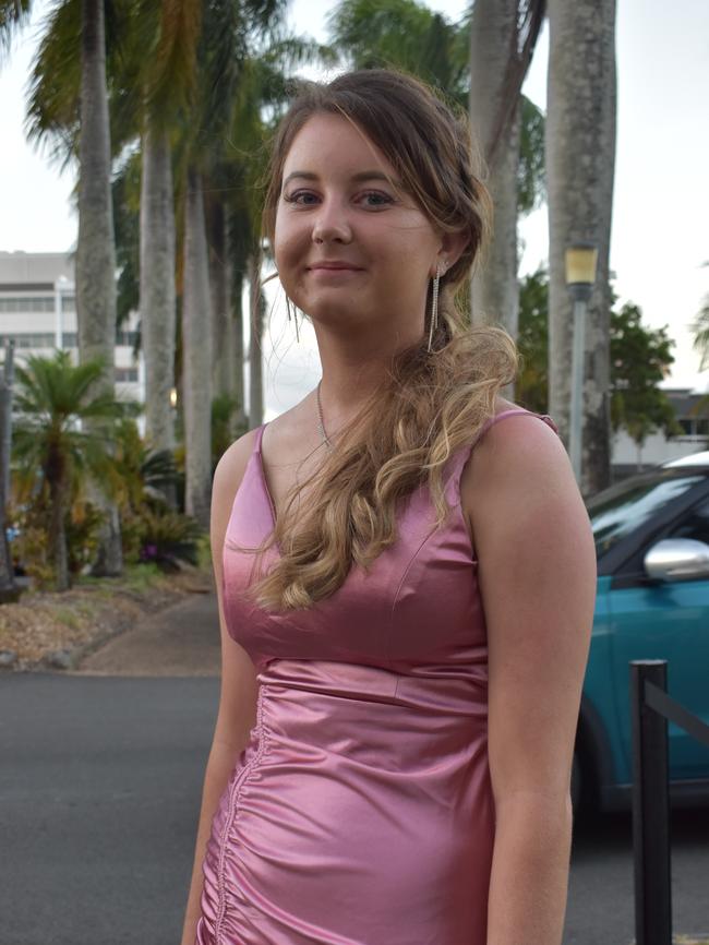 Bella Laver at the Sarina State High School formal at the MECC, Mackay, on Thursday November 19. Picture: Zizi Averill