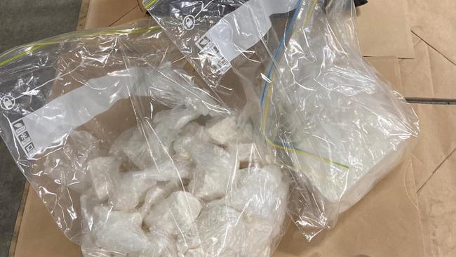 The alleged cocaine uncovered by police. Picture: NSW Police